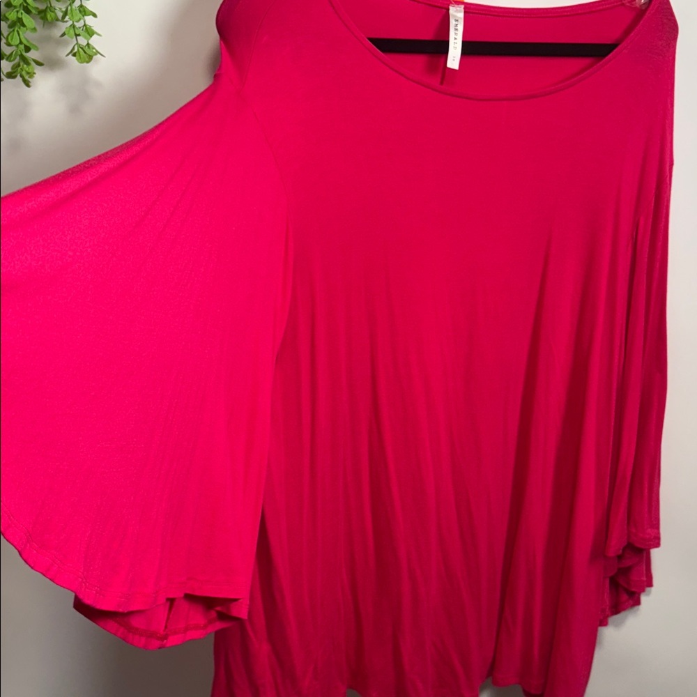 Emerald Bright Pink Women's Blouse